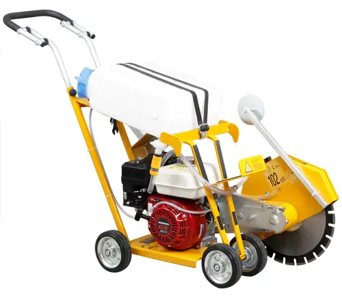 Asphalt-concrete cutter with carts, petrol, d=350mm